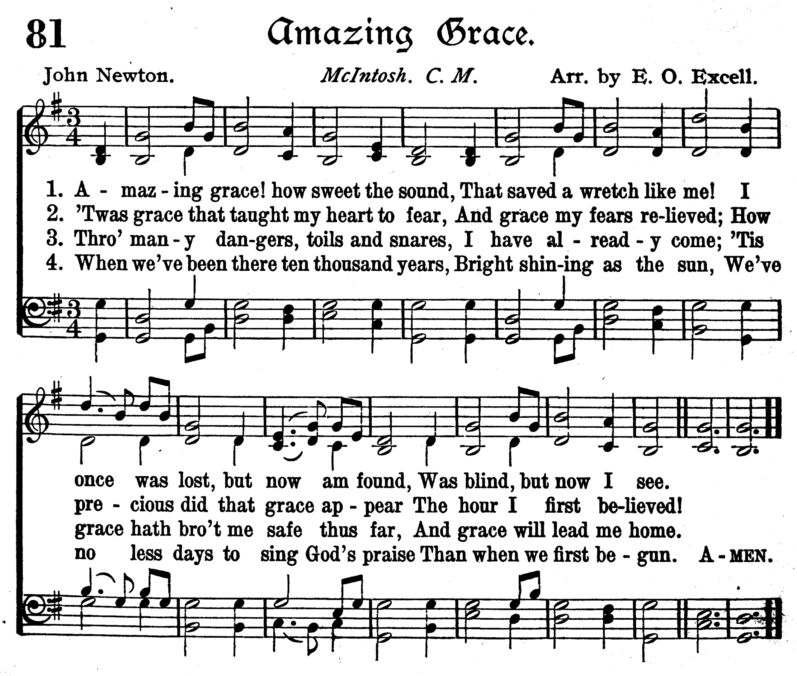 5 Best Images Of Amazing Grace Lyrics Printable Amazing Grace Song 