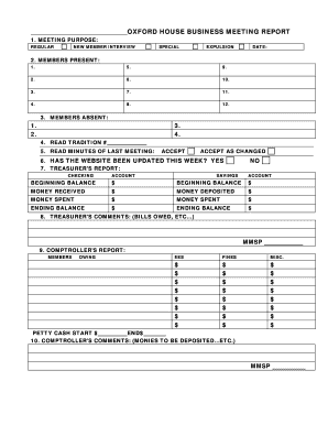 50 Free Editable Meeting Report Templates In MS Word DOC PdfFiller 50 Free Editable Meeting Report Templates In MS Word DOC PdfFiller