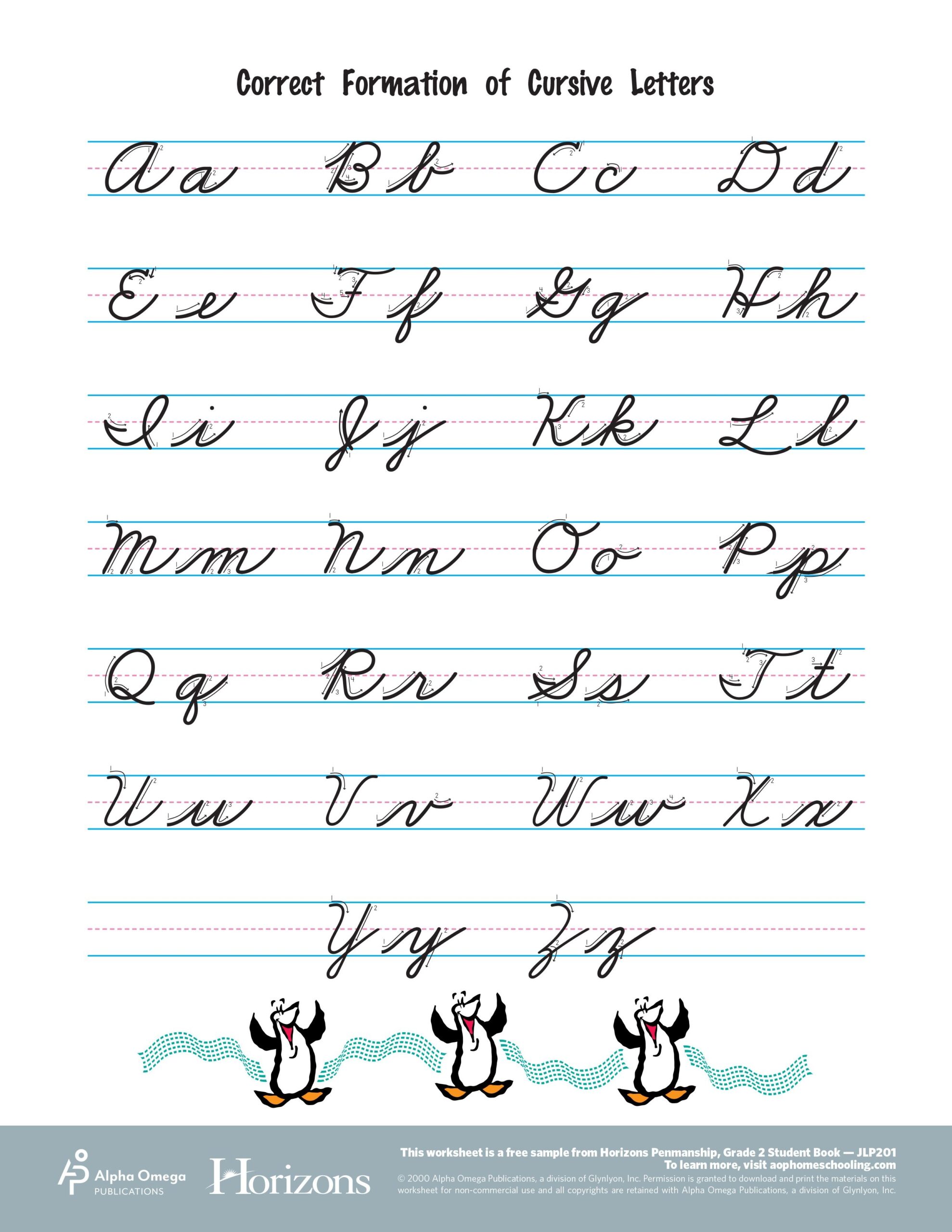 5th Grade Handwriting Worksheets