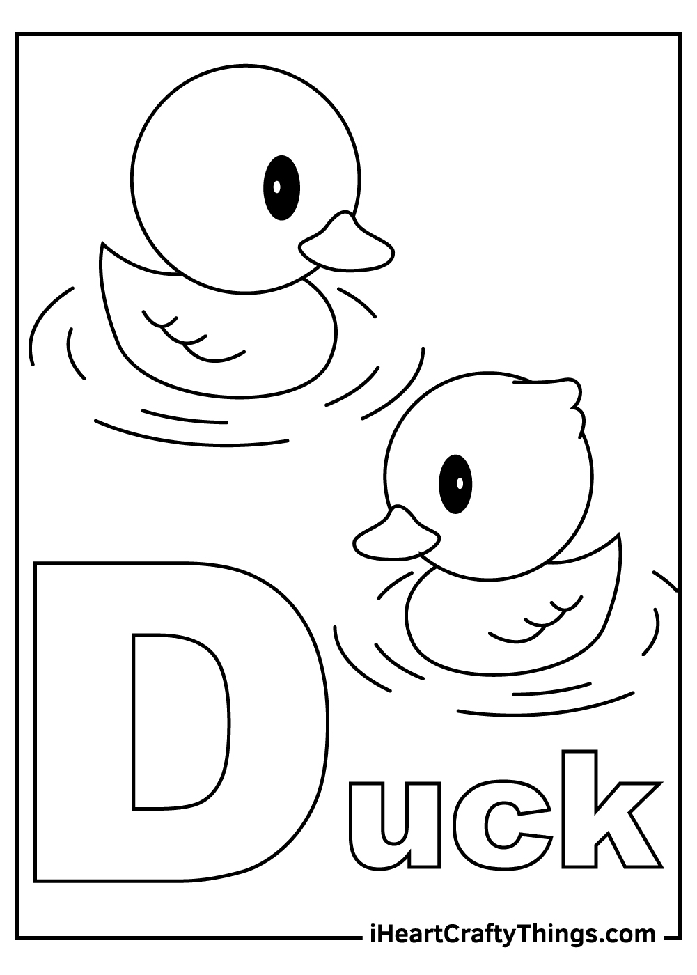 Adult Coloring Letter D Coloring Pages