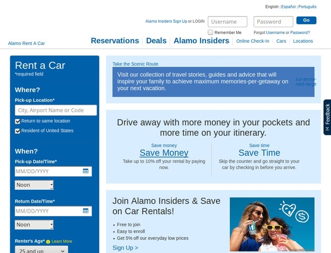 Alamo Car Rental Free Upgrade Printable Coupon Printable Templates