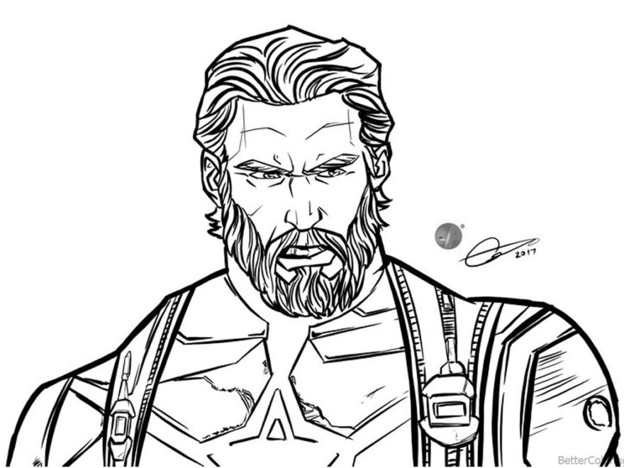 Avengers Infinity War Coloring Pages By ArtAlen333 Free Printable