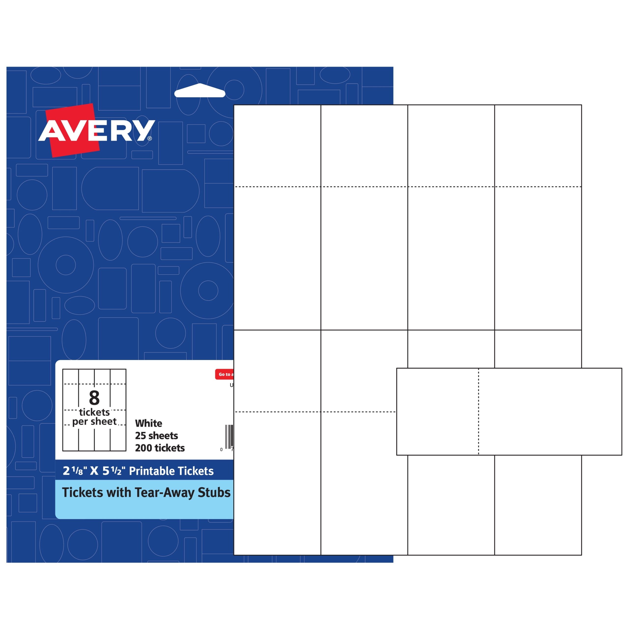 Avery Printable Tickets Template