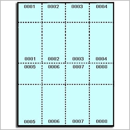 Avery Printable Tickets