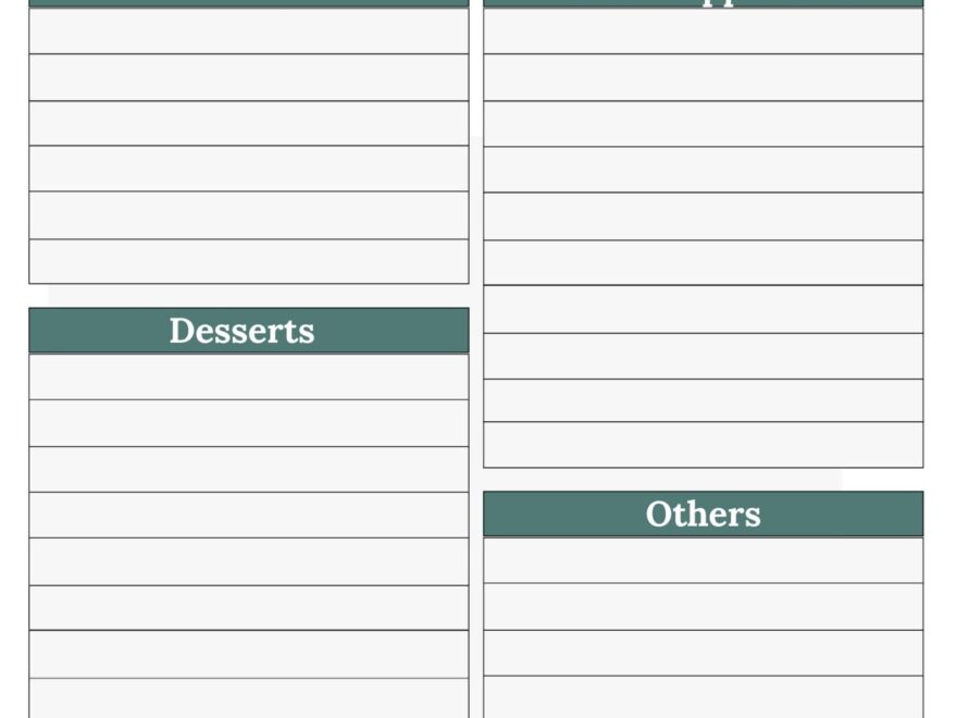 Barbeque Sign Up Sheet Printable Templates Free