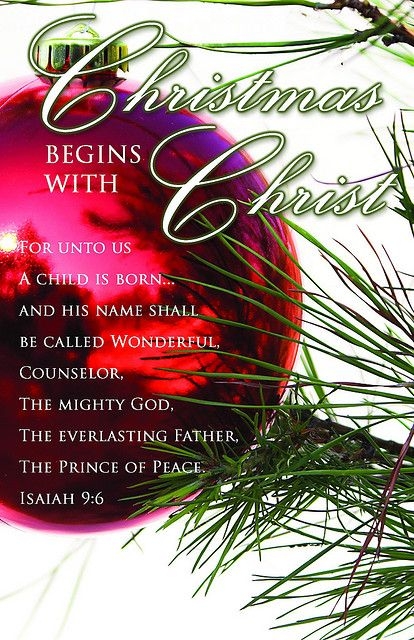 Beautiful Christmas Church Bulletin Covers