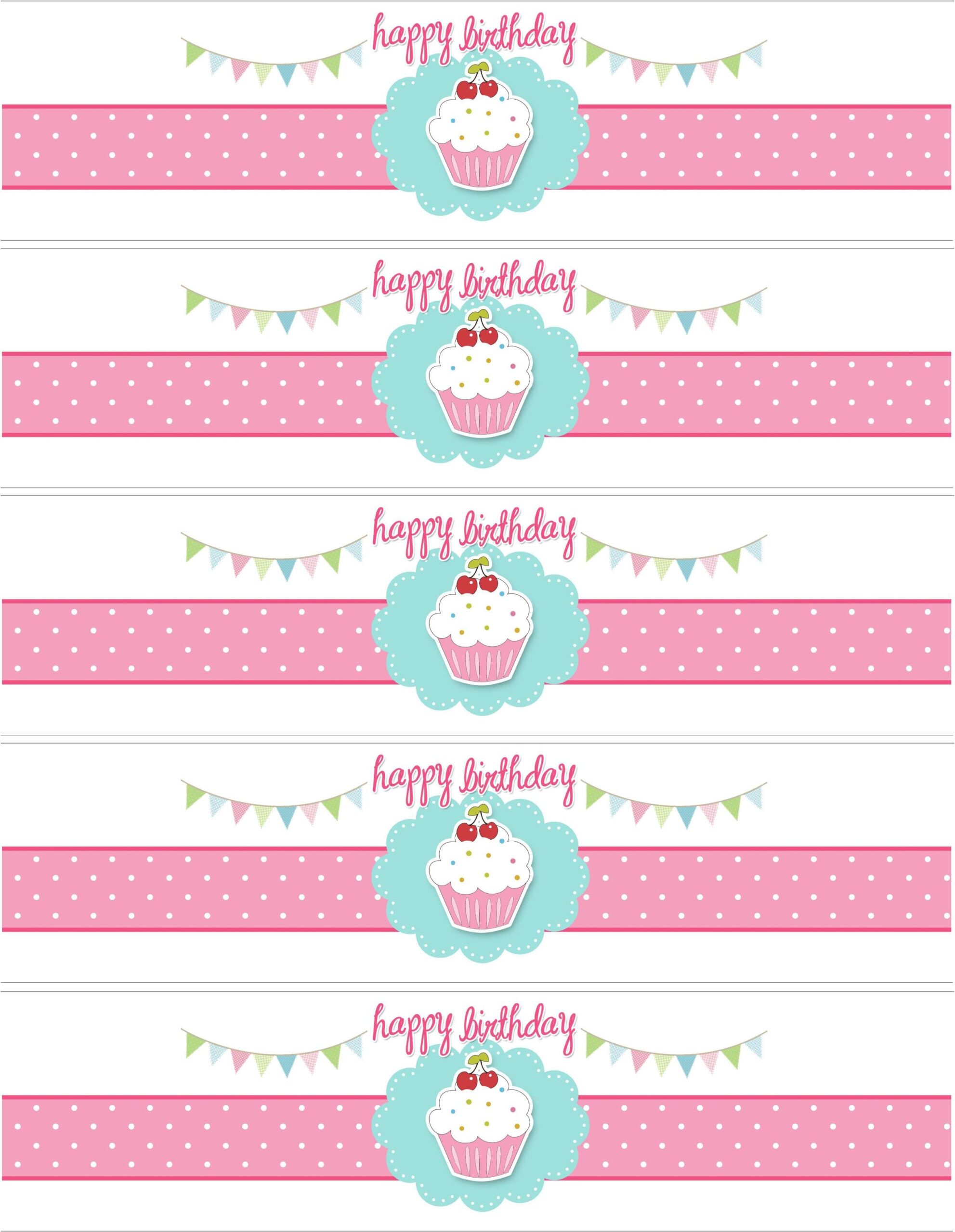 Birthday Labels Free Printable