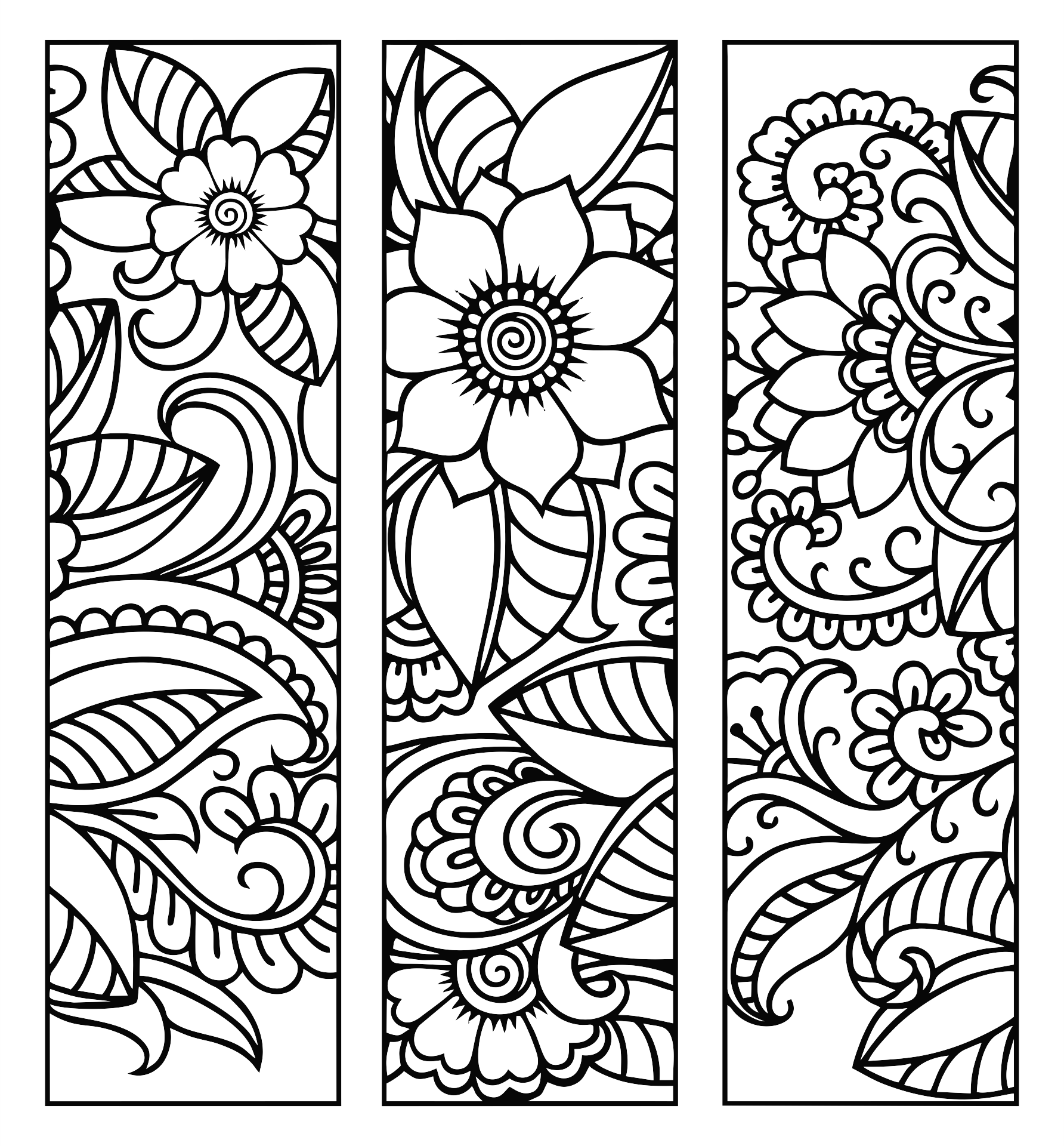 Bookmark Coloring Printable Printable Word Searches