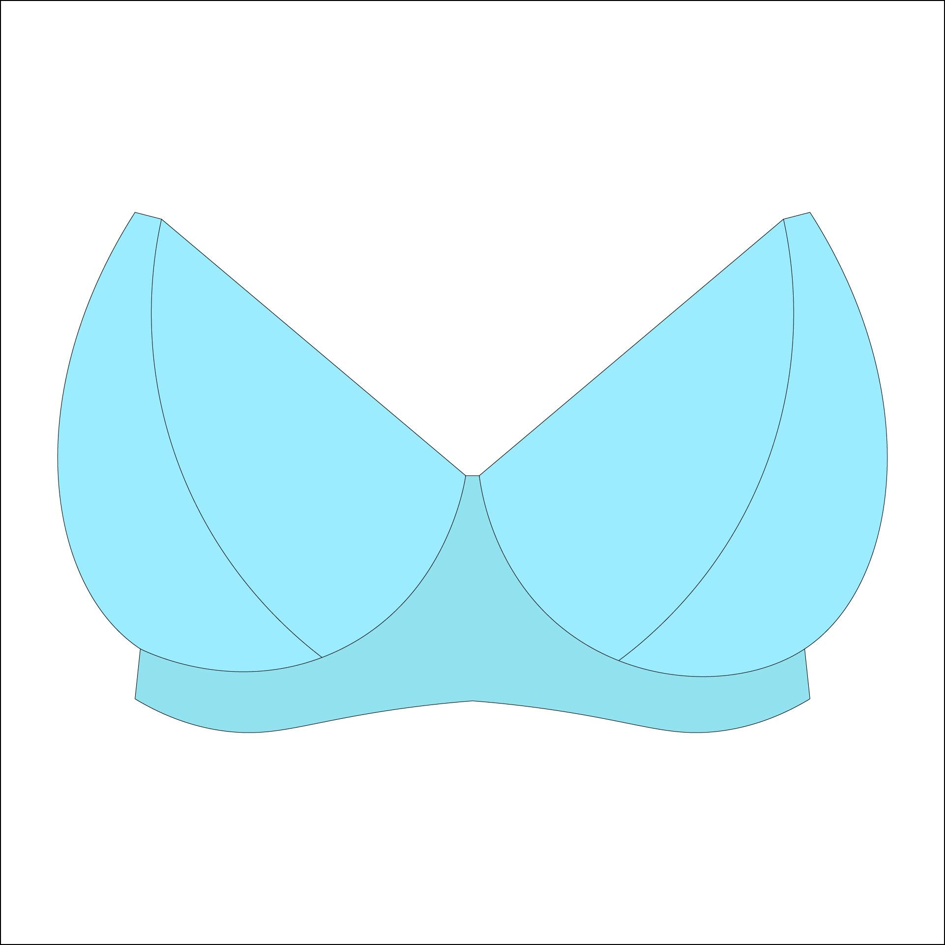 Bra Cup Pattern 13 Free PDF Printables Printablee