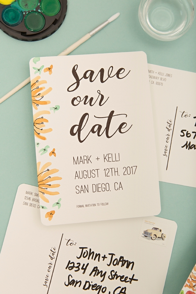 Free Printable Save The Date Postcard