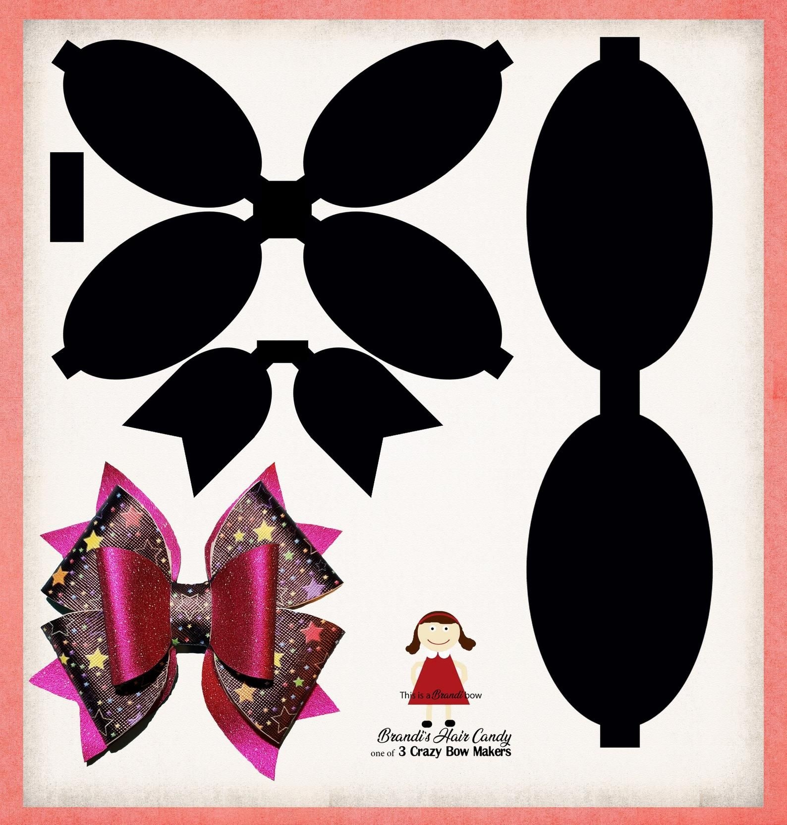 Cheer Bow Template Free This Folding Template Shows How To Fold Bow 