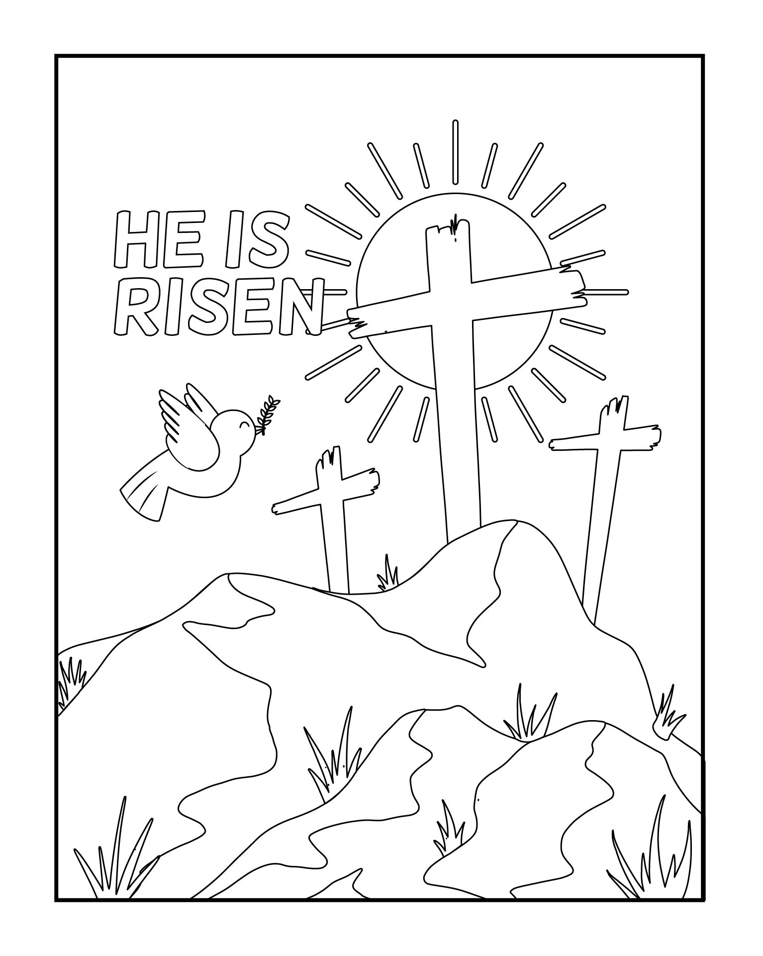 Christian Easter Coloring Pages 10 Free PDF Printables Printablee Christian Easter Coloring Pages 10 Free PDF Printables Printablee