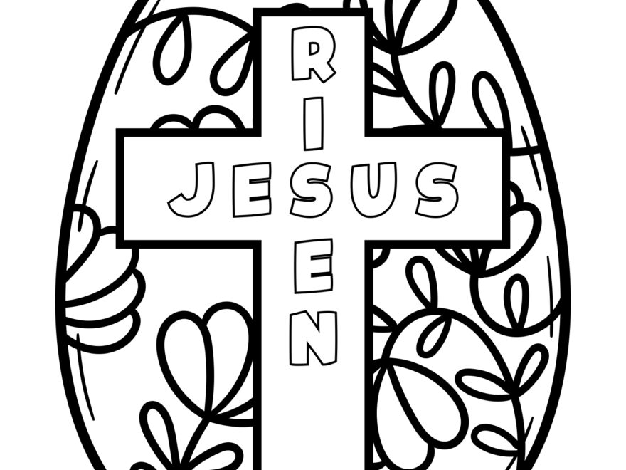 Christian Easter Coloring Pages 10 Free PDF Printables Printablee