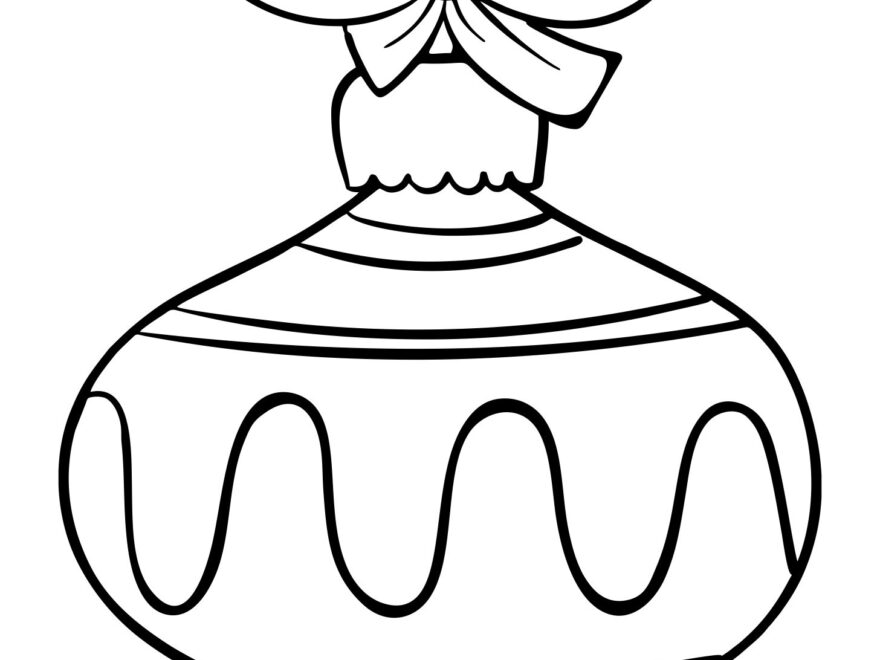 Christmas Ornament Coloring Pages 15 Free PDF Printables Printablee