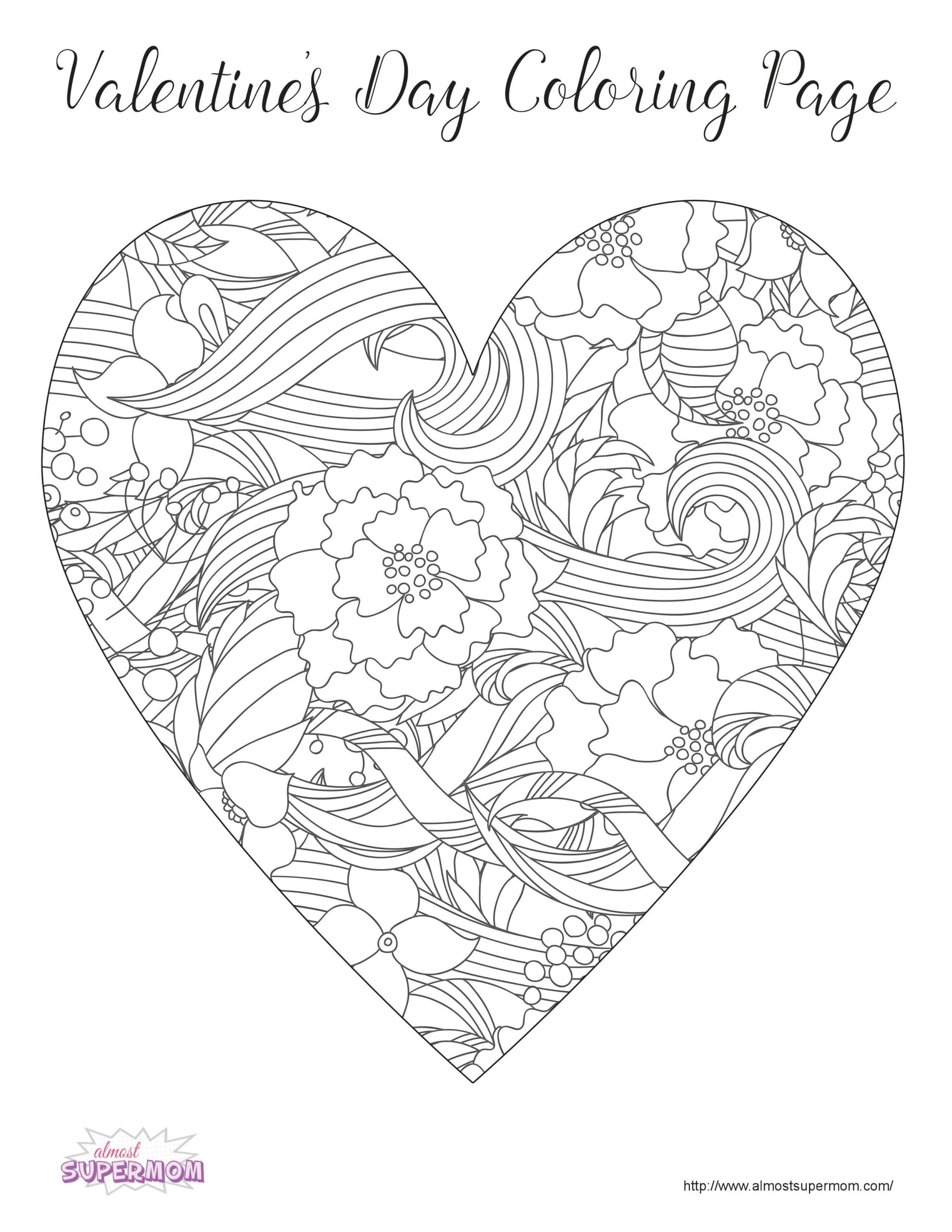 Coloring Pages For Valentine 39 s Day