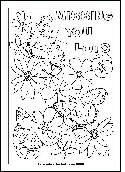 Coloring Pages I Miss You At GetColorings Free Printable 
