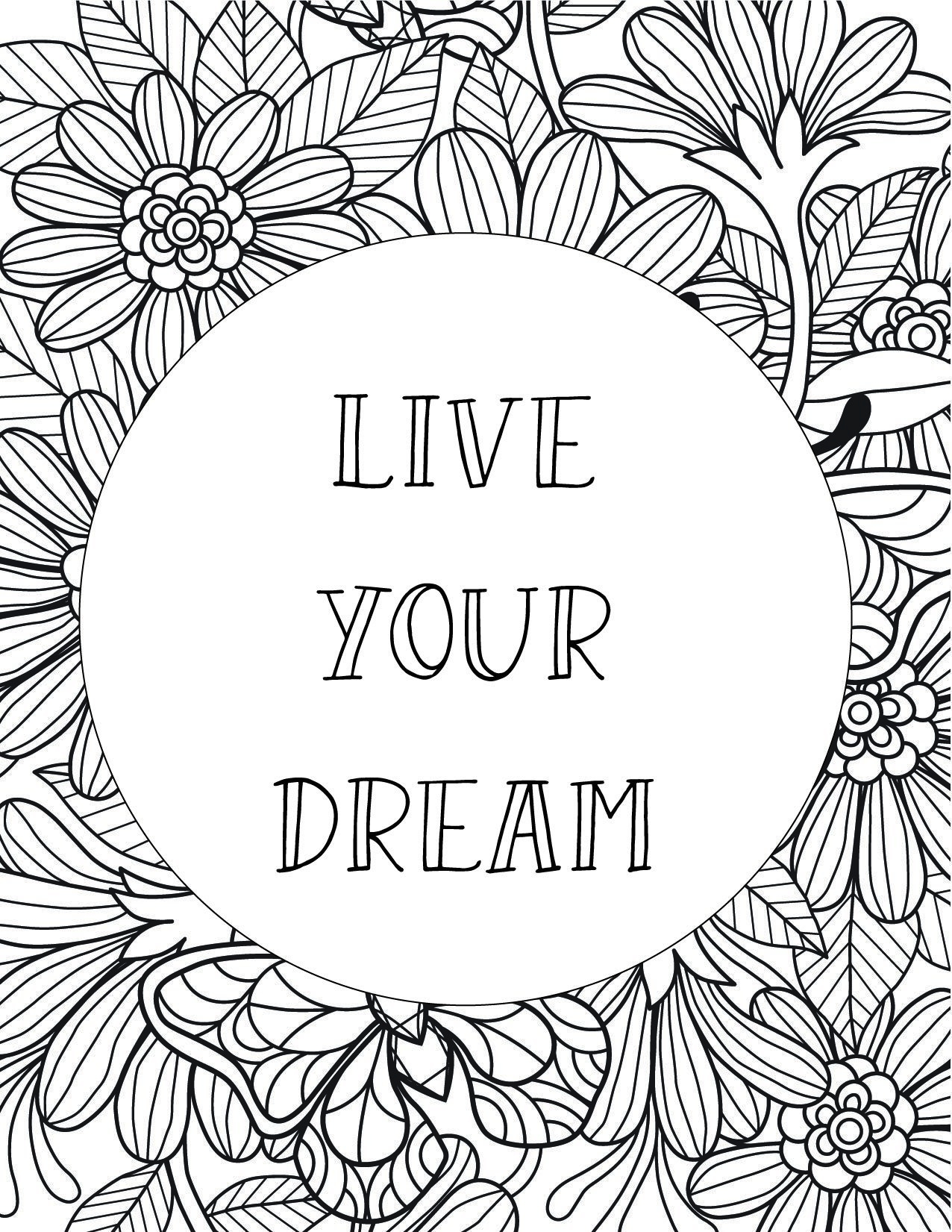 Printable Reading Quotes Coloring Pages