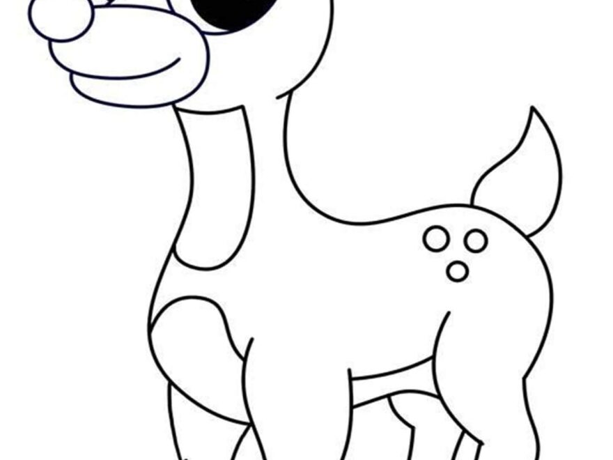 Coloring Pages Rudolph The Red Nosed Reindeer