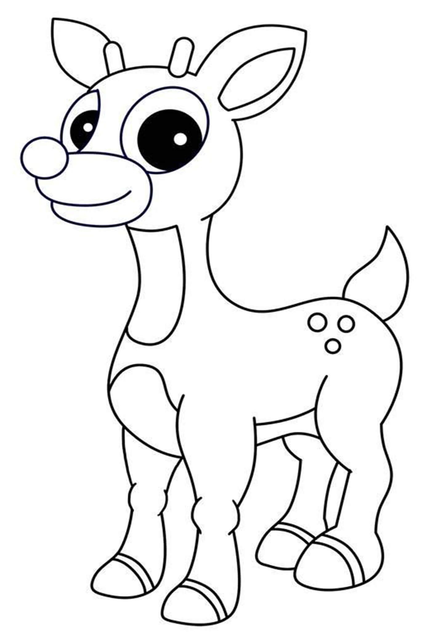 Coloring Pages Rudolph The Red Nosed Reindeer