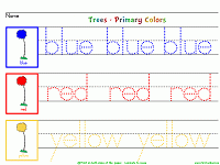 Free Printable Practice Writing Colors
