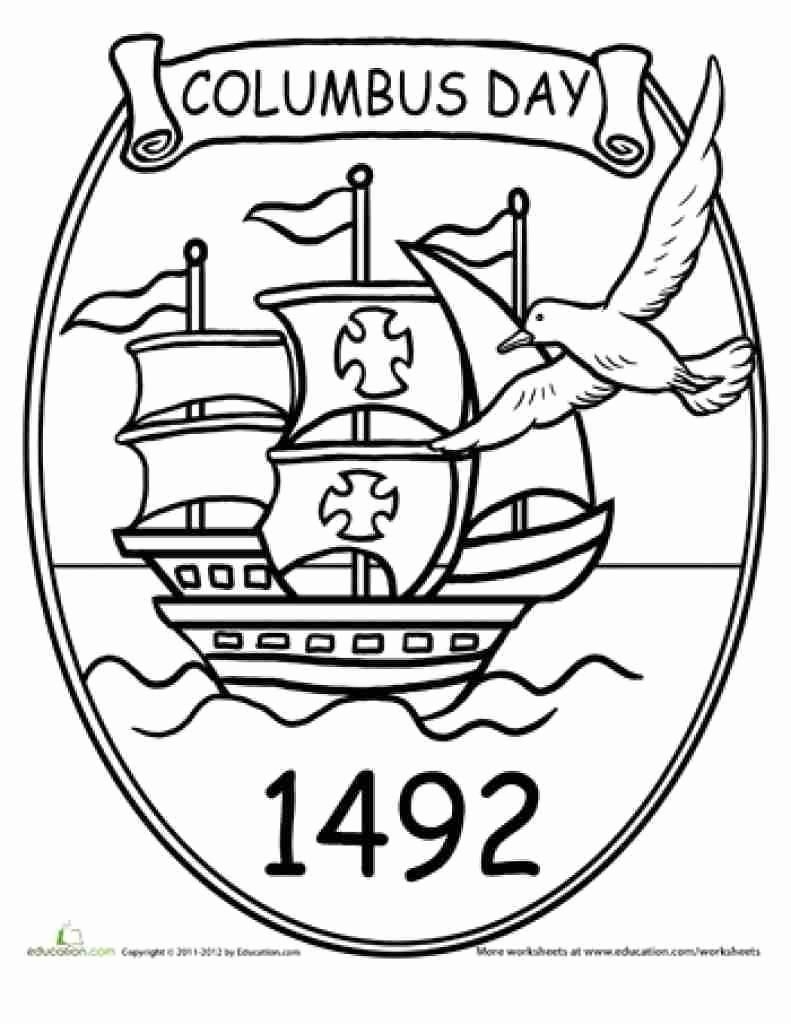 Columbus Day Coloring Pages Free Printable Columbus D Vrogue co