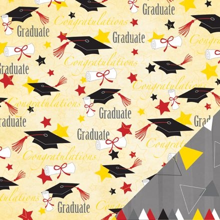 Congrats To The Grad graduation scrapbook paper Paper Crafts 