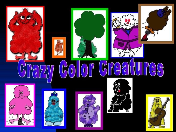 Crazy Color Creatures PDF Debic321 Teacher To Teacher Crazy 