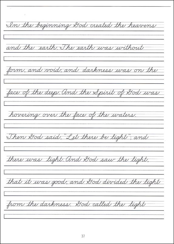Cursive Writing Worksheets For 5th Grade