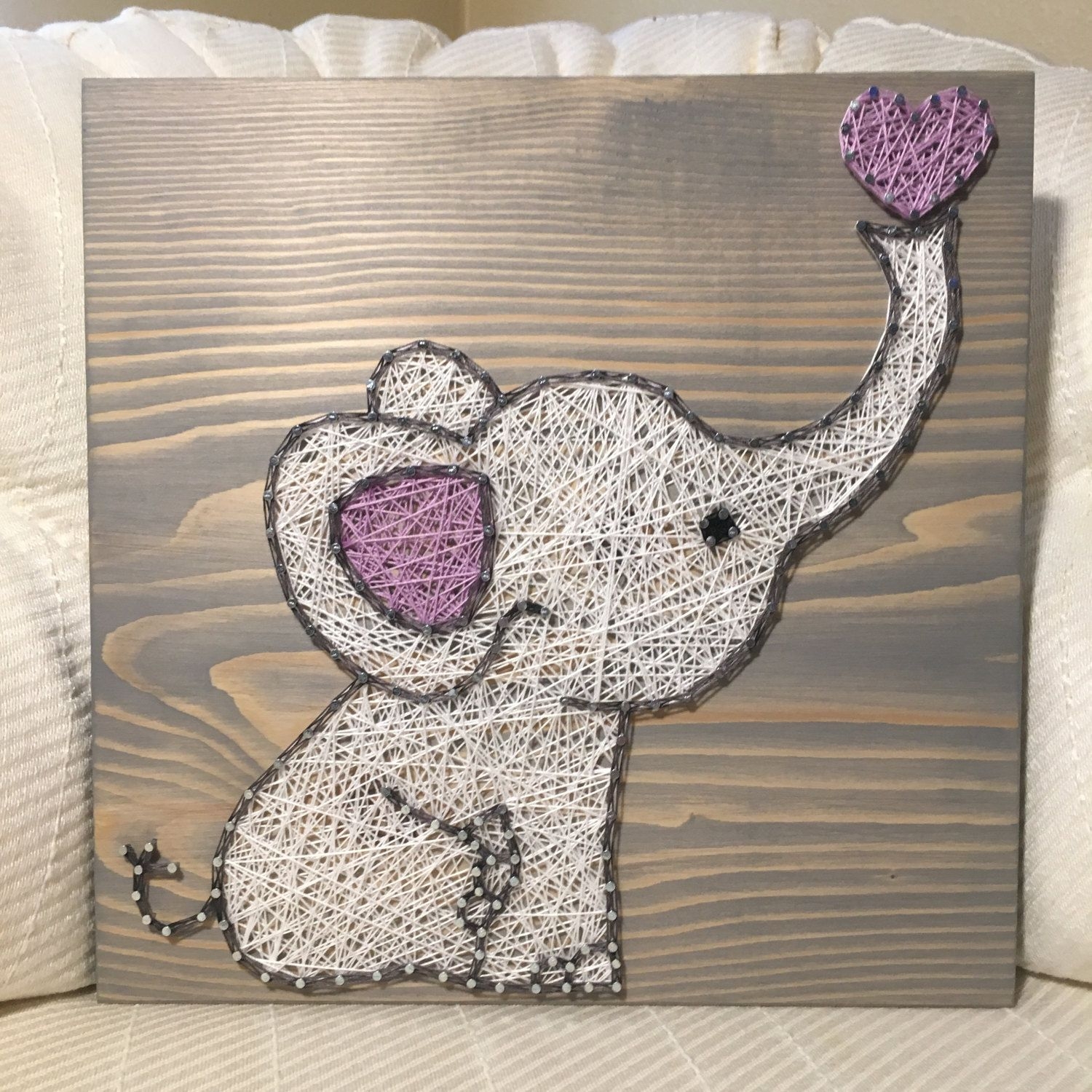 Easy Baby Elephant String Art Patterns Printable