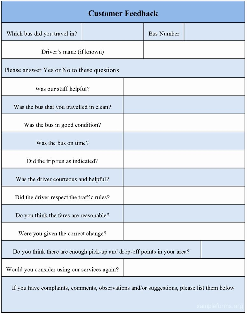 Customer Review Template