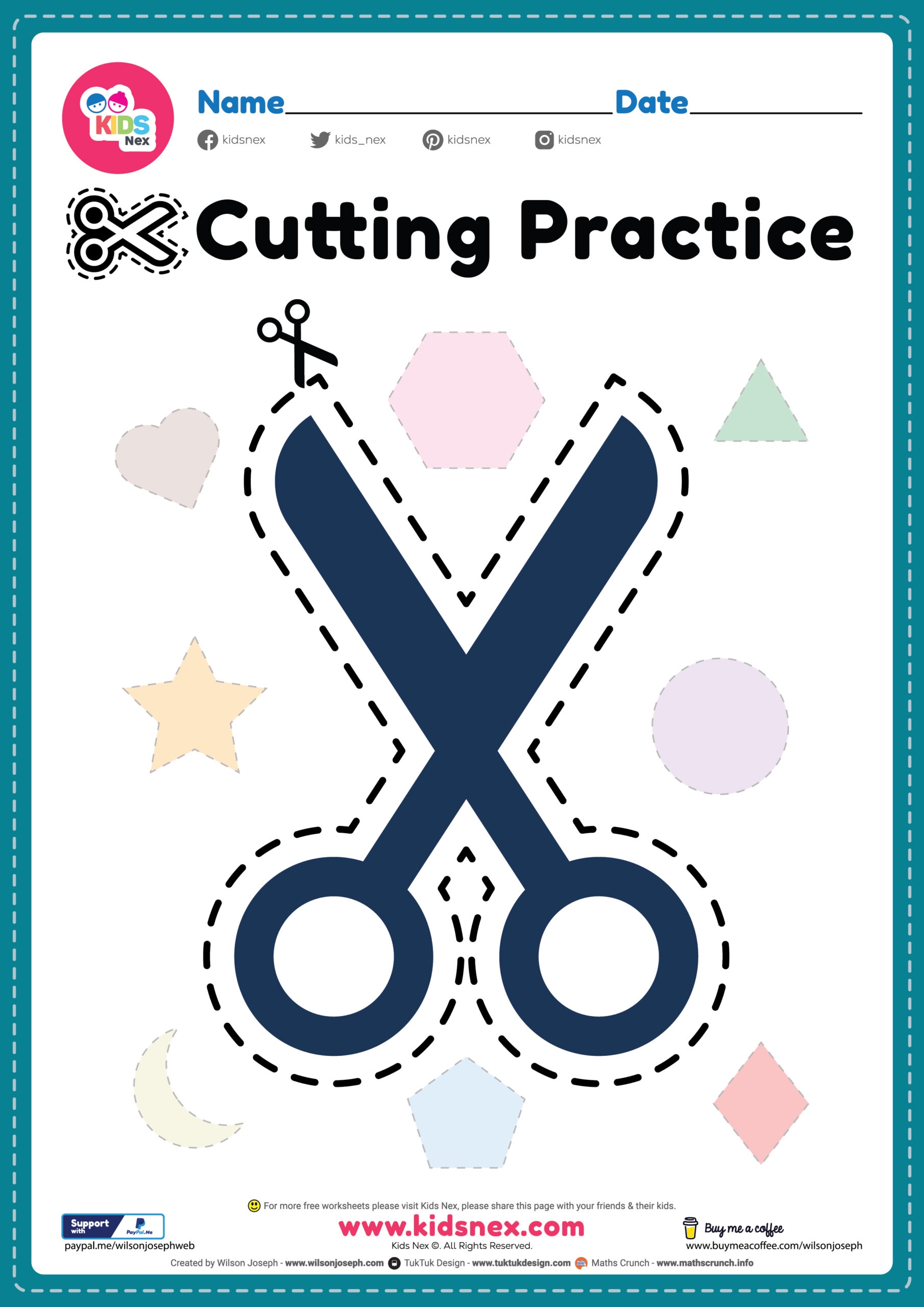 Cutting Activity Printable