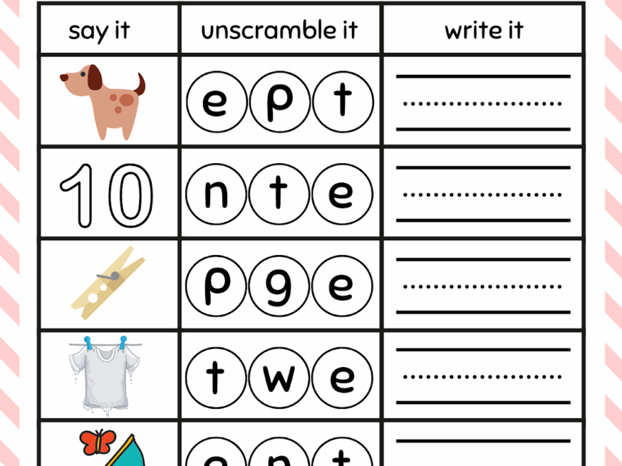 Cvc Word Worksheets Cvc Spelling Printable Phonics Madebytea