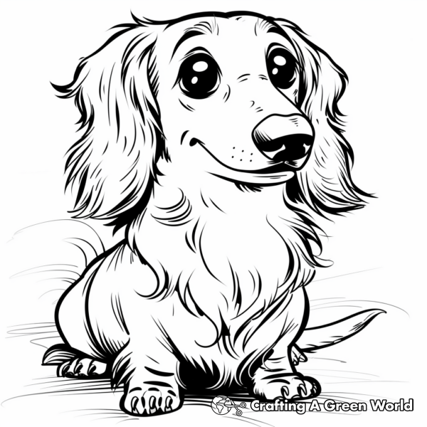 Dachshund Coloring Pages Free Printable 
