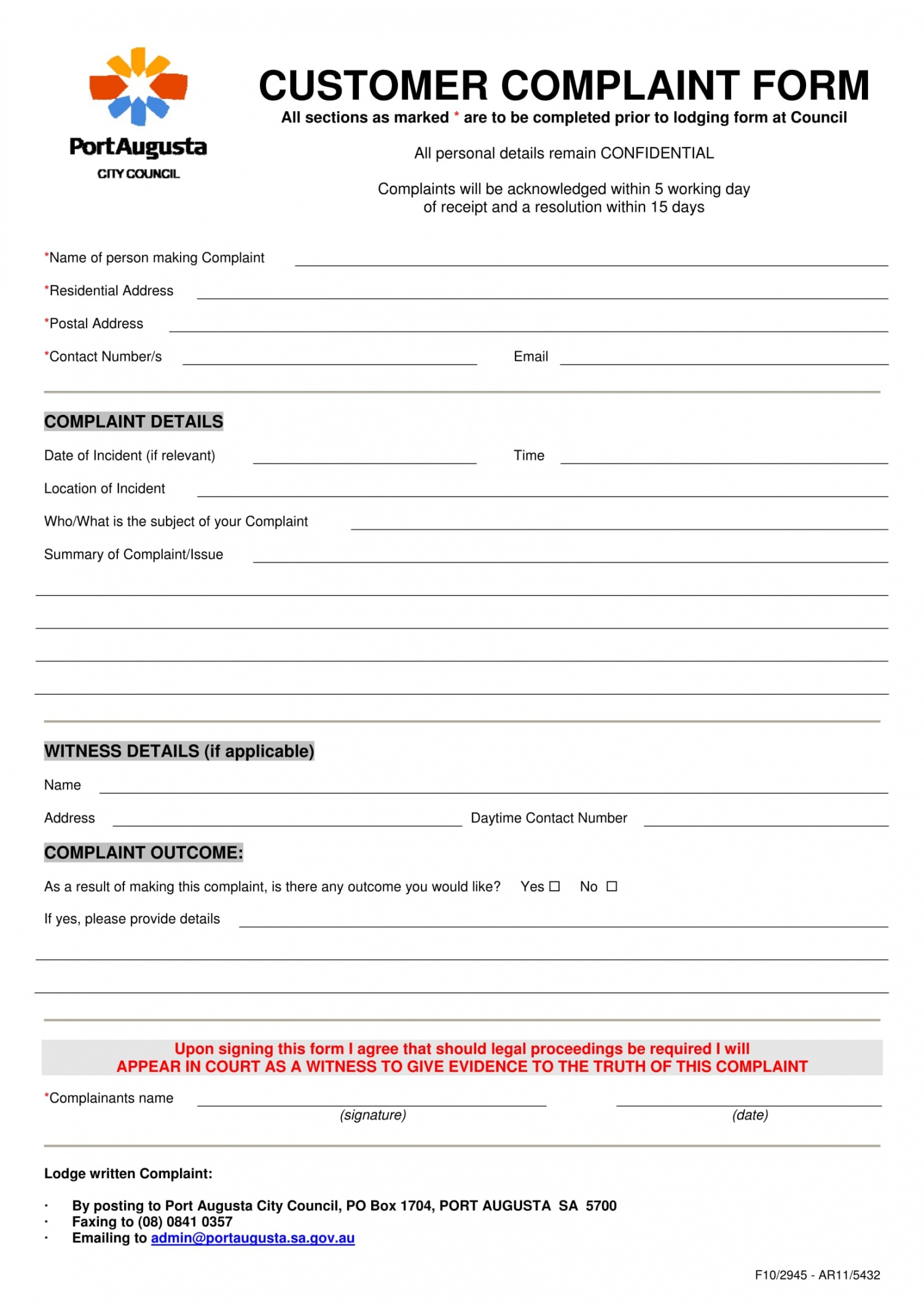 Dbpr Fillable Complaint Form Printable Forms Free Online