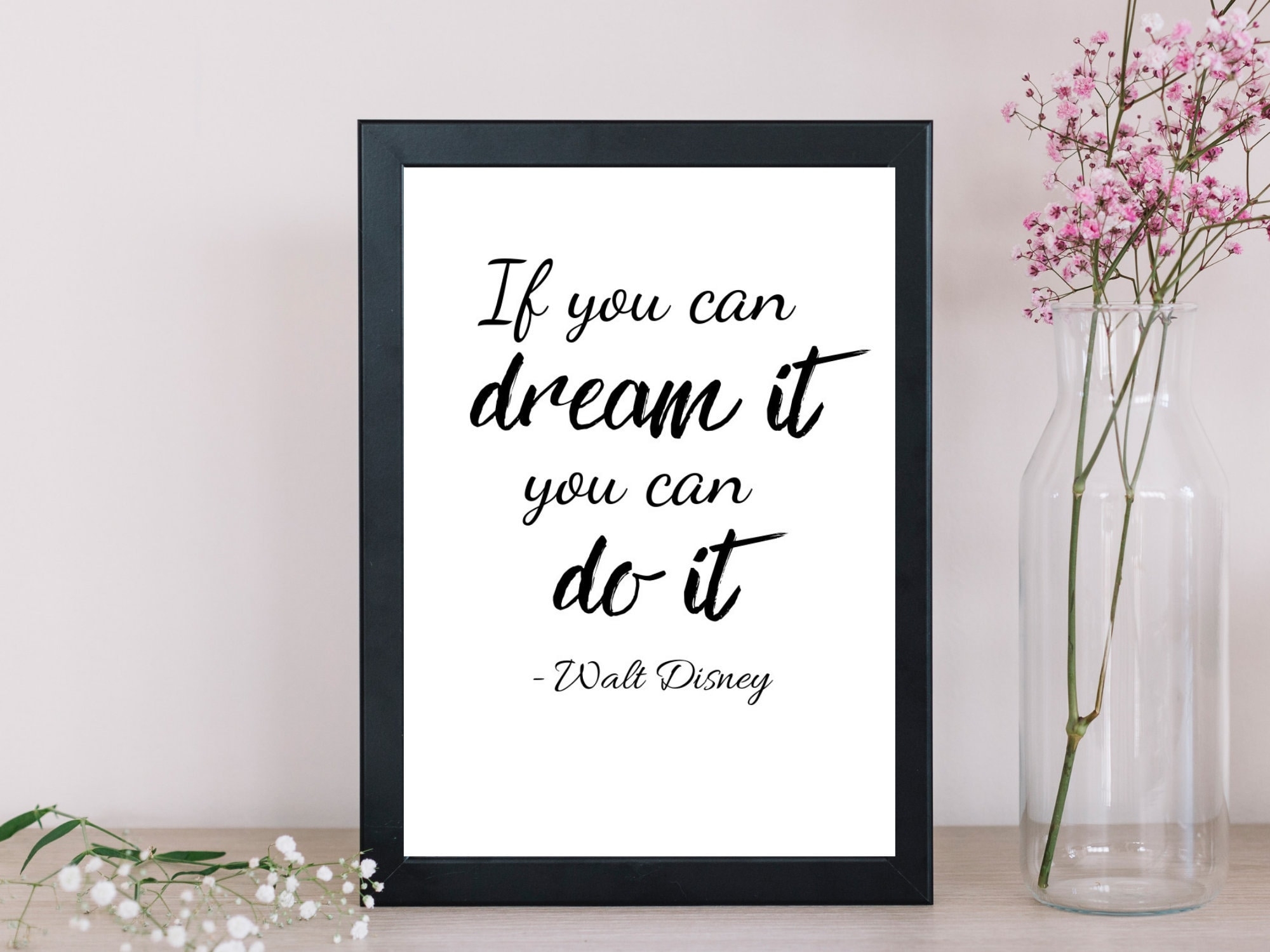 Disney Print Walt Disney Quote Printable Wall Art Digital Etsy