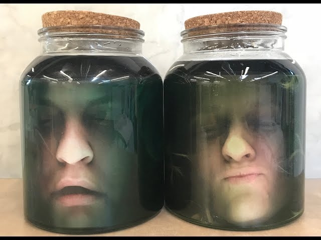 DIY Tutorial Head In Jar Halloween Decoration For Your Halloween Decor