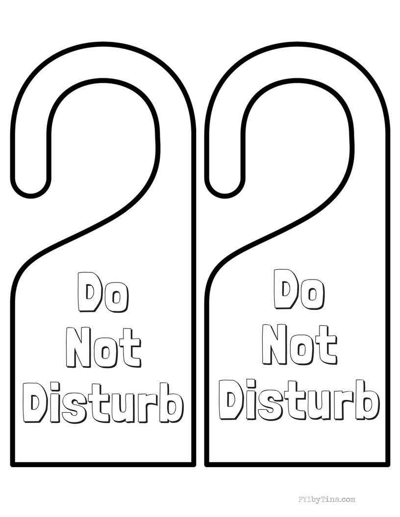 Do Not Disturb Door Hanger Printable Free Free Templates Printable