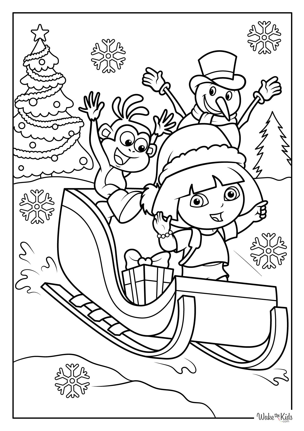 Dora The Explorer Free Printable Coloring Pages Free Printables Hub