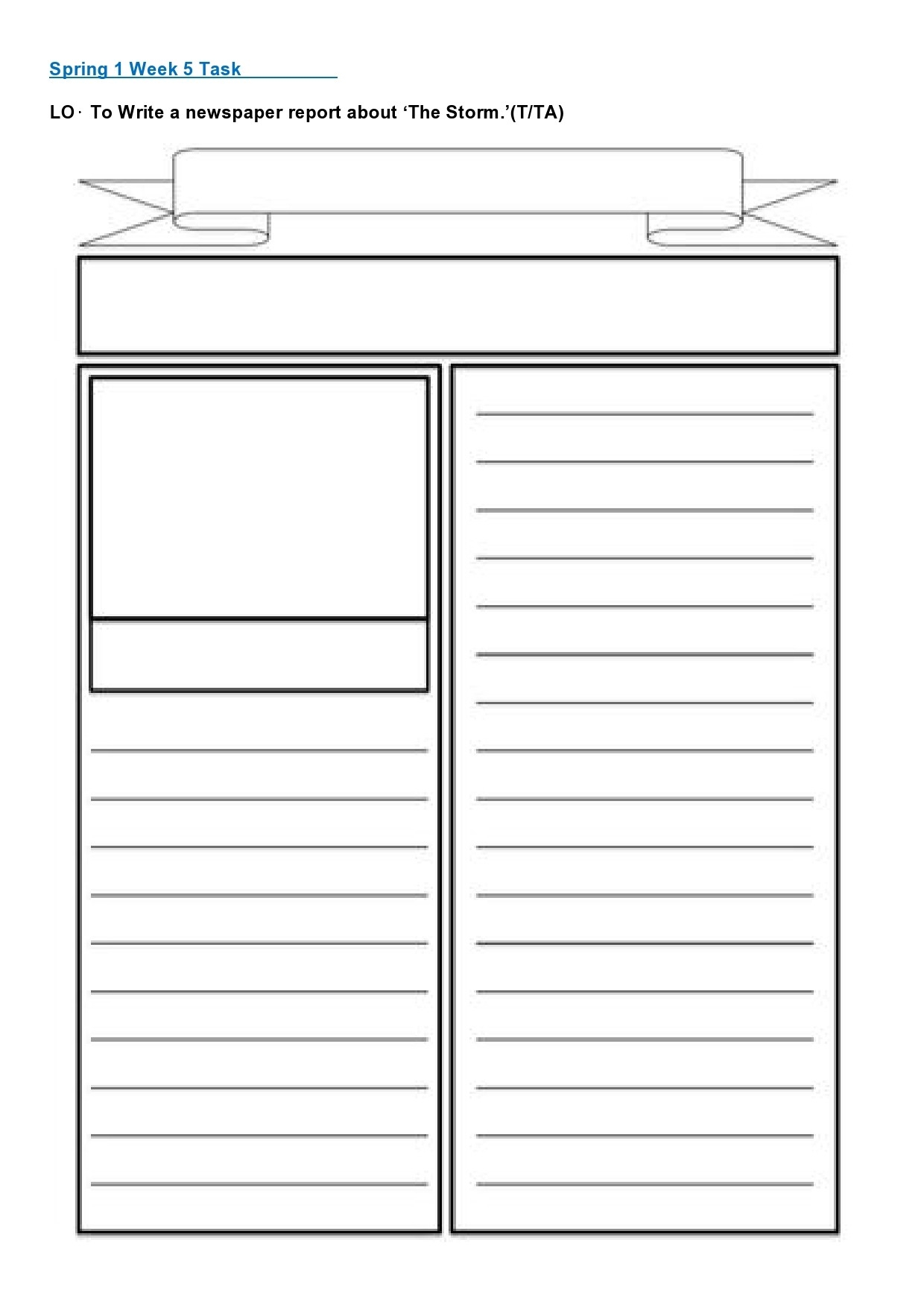  Downloadable Free Printable Newspaper Template 263612
