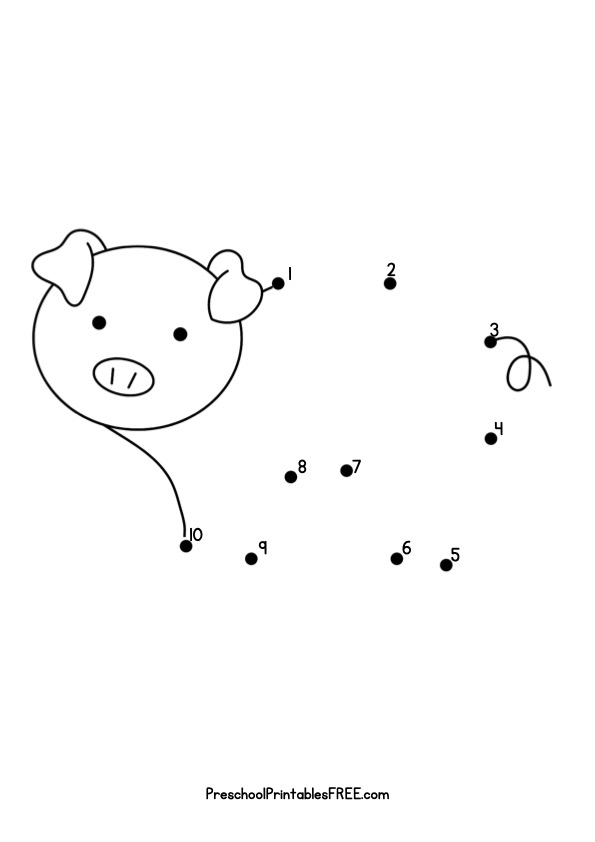 Easy Dot To Dot Printables Free Printable Worksheet