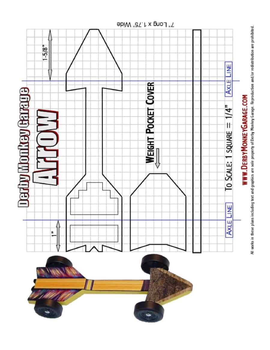 Easy Pinewood Derby Car Templates AT A GLANCE