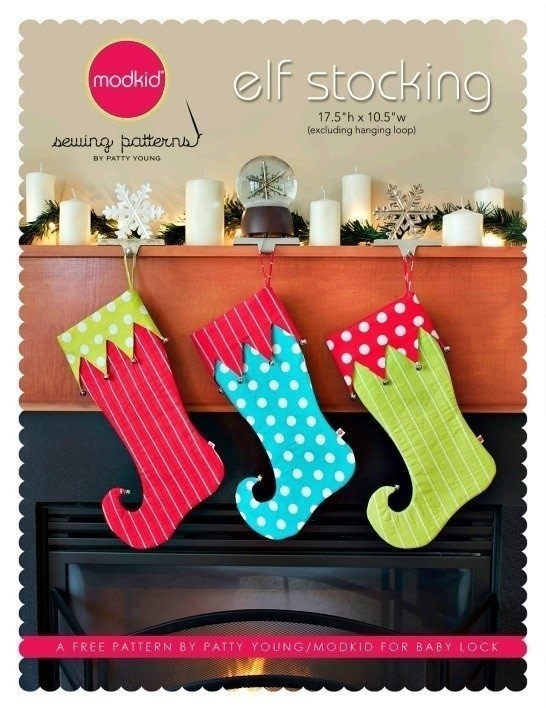 Elf Stocking By Modkid How To Make A Christmas Stocking Sewing On 