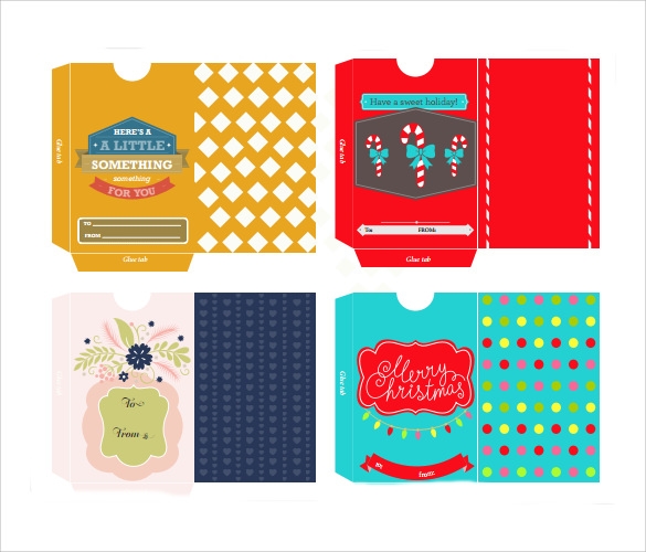 Printable Gift Card Envelope Template