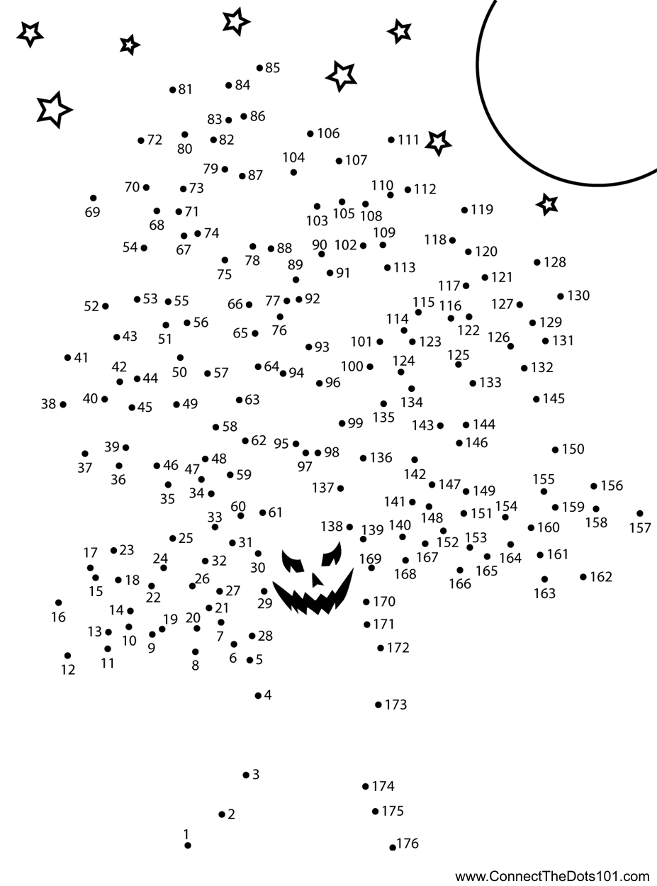 Halloween Dot To Dot Printables