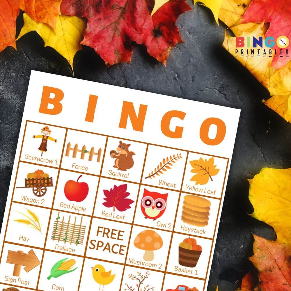 Fall Bingo Cards For Large Groups Mom Resource