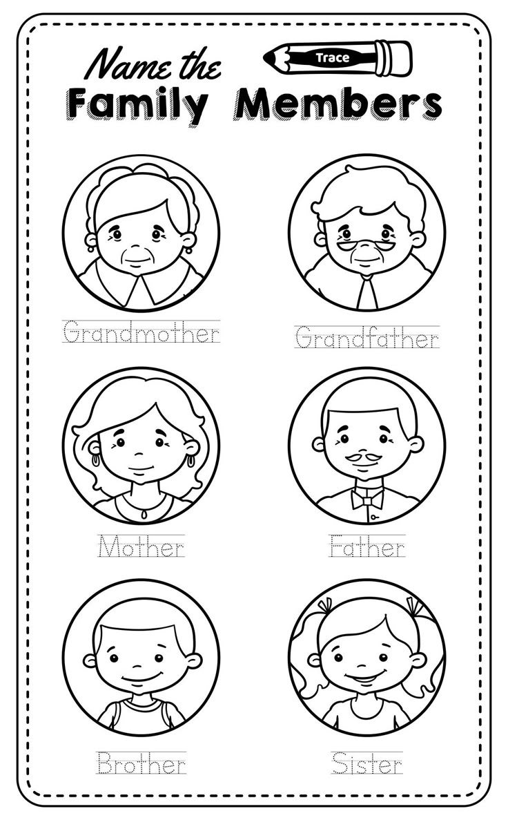 Family Printables For Preschool