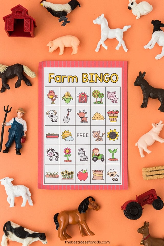 Free Farm Bingo Games Printable