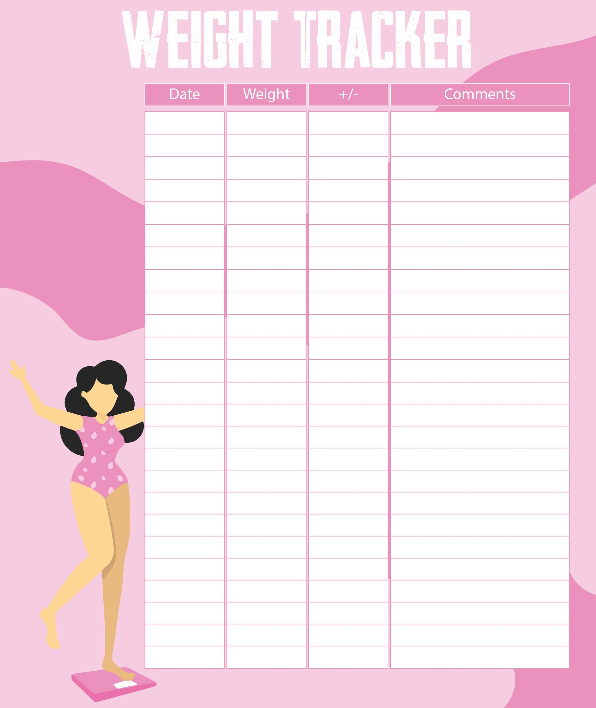 Food Journal For Weight Loss 10 Free PDF Printables Printablee