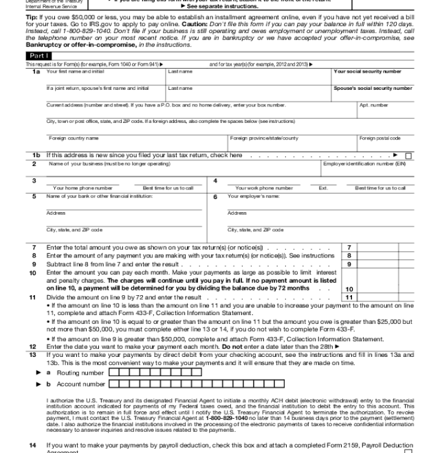 Form 9465 Edit Fill Sign Online Handypdf