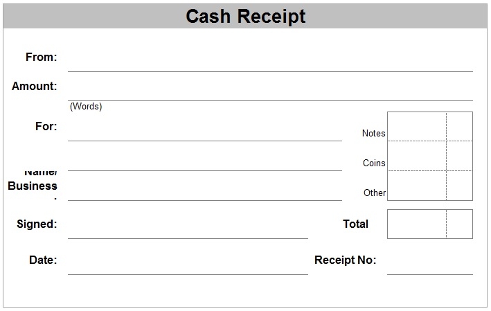 Free Printable Receipt Of Payment